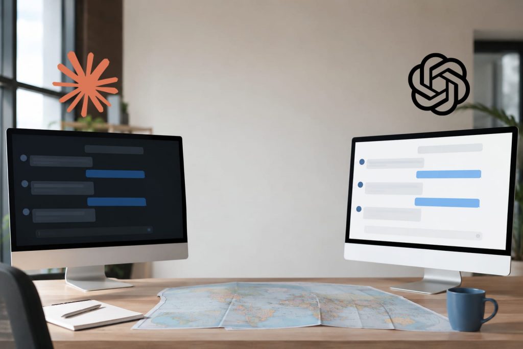 ChatGPT vs Claude para agencias de viajes: cuál usar para cada tarea